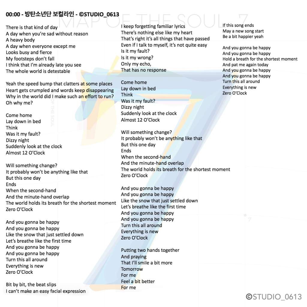 Apa itu Zero O&rsquo;Clock BTS? - Quora