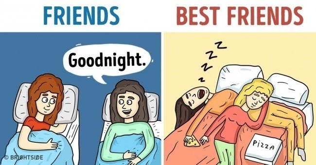 Apa perbedaan antara teman dekat dengan sahabat? - Quora