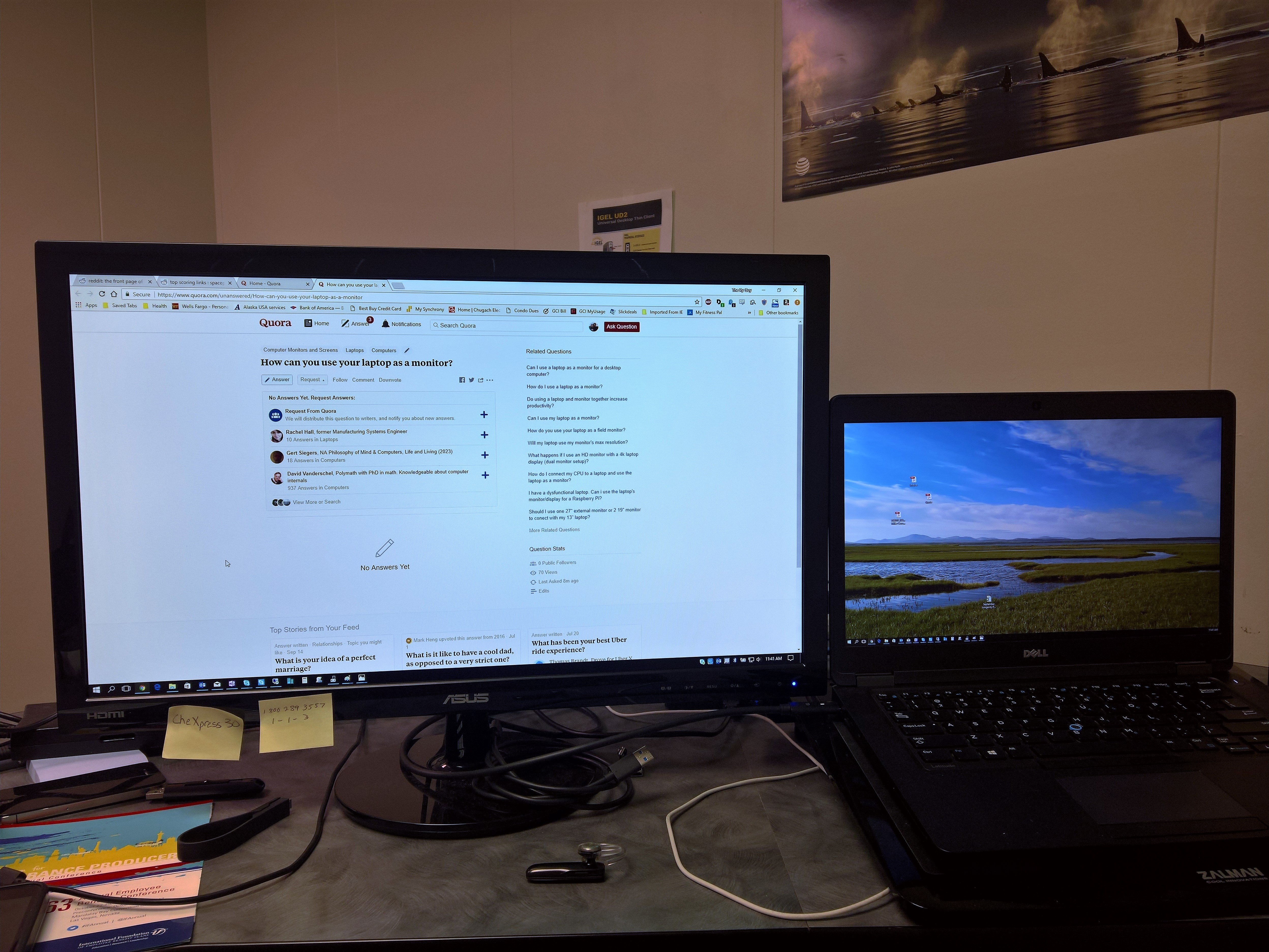 Bagaimana cara menggunakan laptop sebagai monitor - Quora