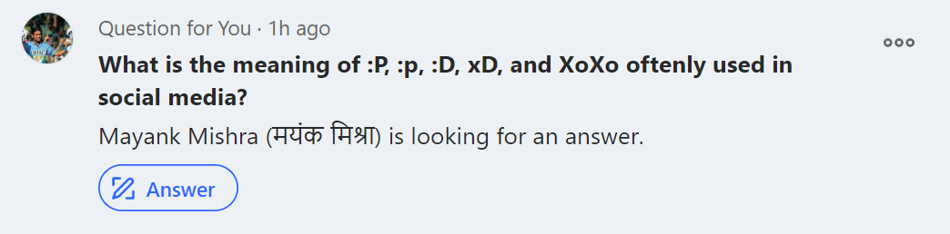 Apa arti dari :P, :p, :D, xD, dan XoXo yang sering digunakan di media  sosial? - Quora