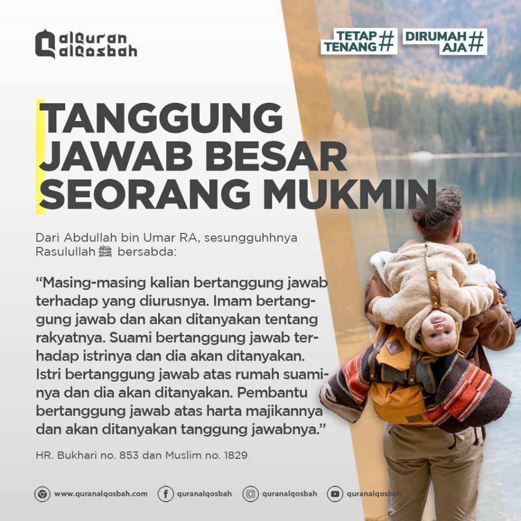 Tanggung jawab Mukmin Menurut Al-Qur’an dan Hadist : Quran alQosbah