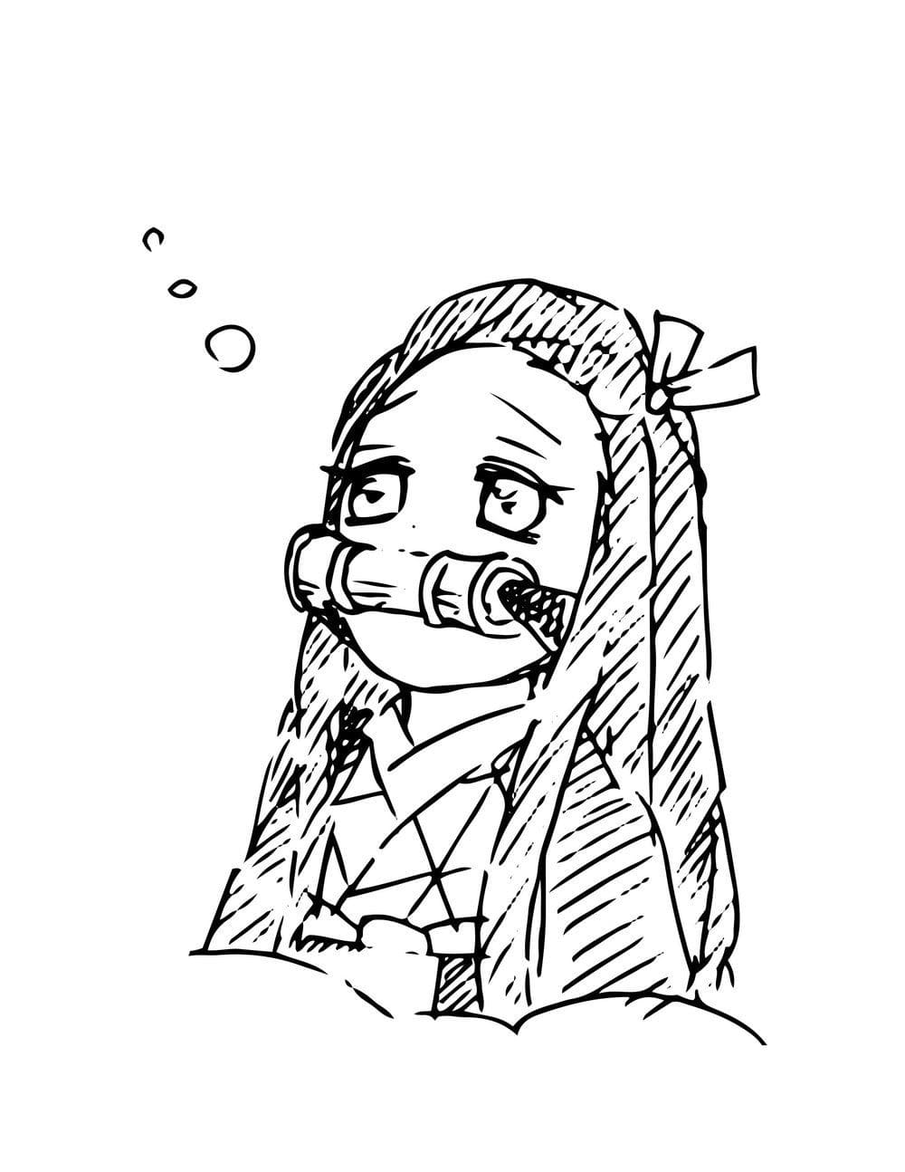 незуко срисовать