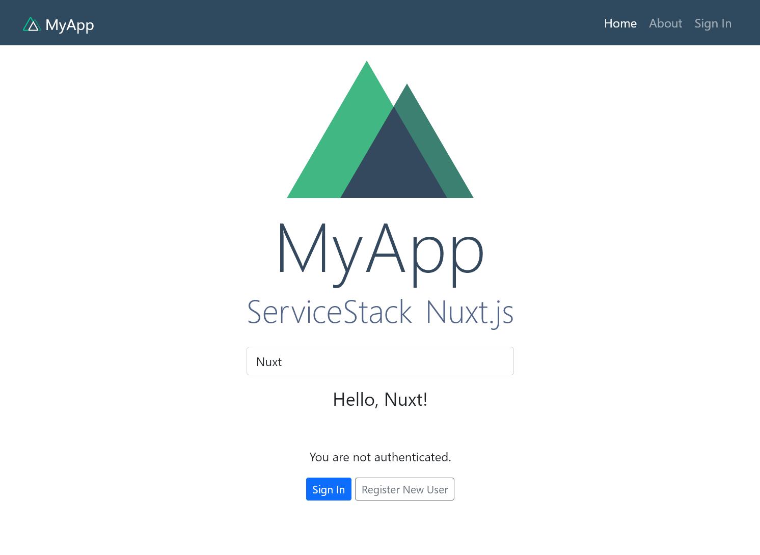 GitHub - NetCoreTemplatesvue-nuxt: .NET 8 Nuxt.js SPA App with Bootstrap