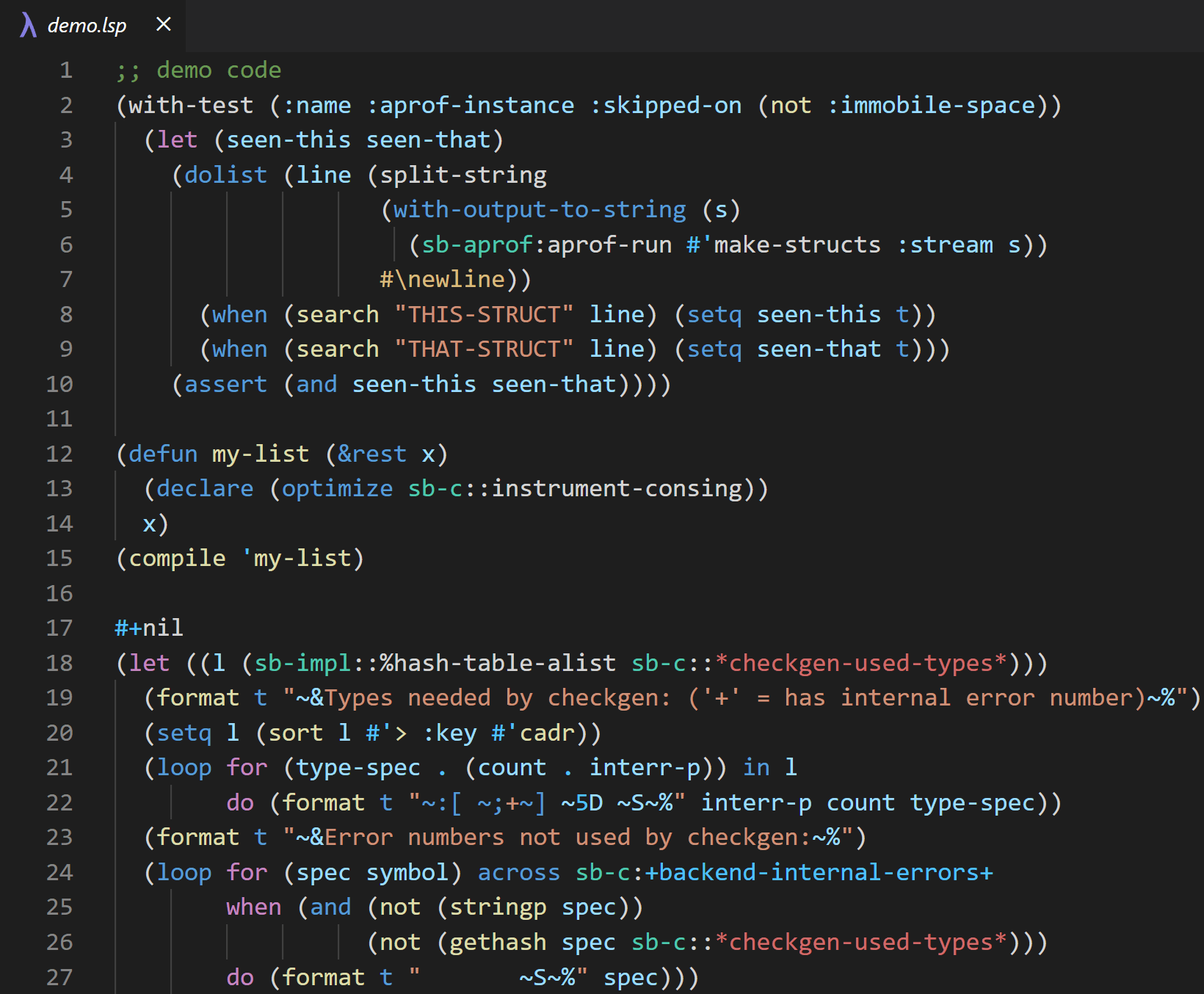 Common Lisp - Visual Studio Marketplace