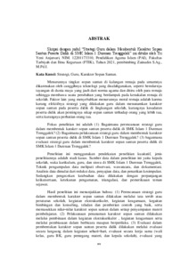 STRATEGI GURU DALAM MEMBENTUK KARAKTER SOPAN SANTUN PESERTA DIDIK DI SMK  ISLAM 1 DURENAN TRENGGALEK - Institutional Repository of UIN SATU  Tulungagung