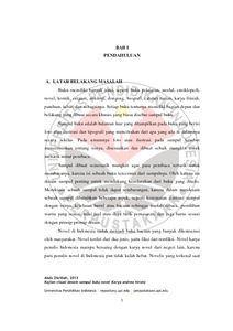 KAJIAN VISUAL DESAIN SAMPUL BUKU NOVEL KARYA ANDREA HIRATA - UPI Repository