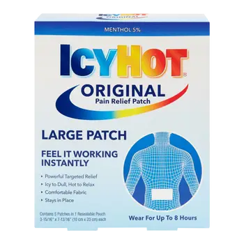 Icy Hot Original Pain Relief Large Patches 5ct