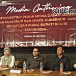 KPU Kabupaten Kediri Gelar Media Gathering untuk Pilkada Serentak 2024