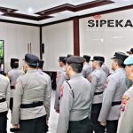 Kapolres Kediri Ikuti Upacara Pemuliaan Nilai-Nilai Tribrata Secara Daring