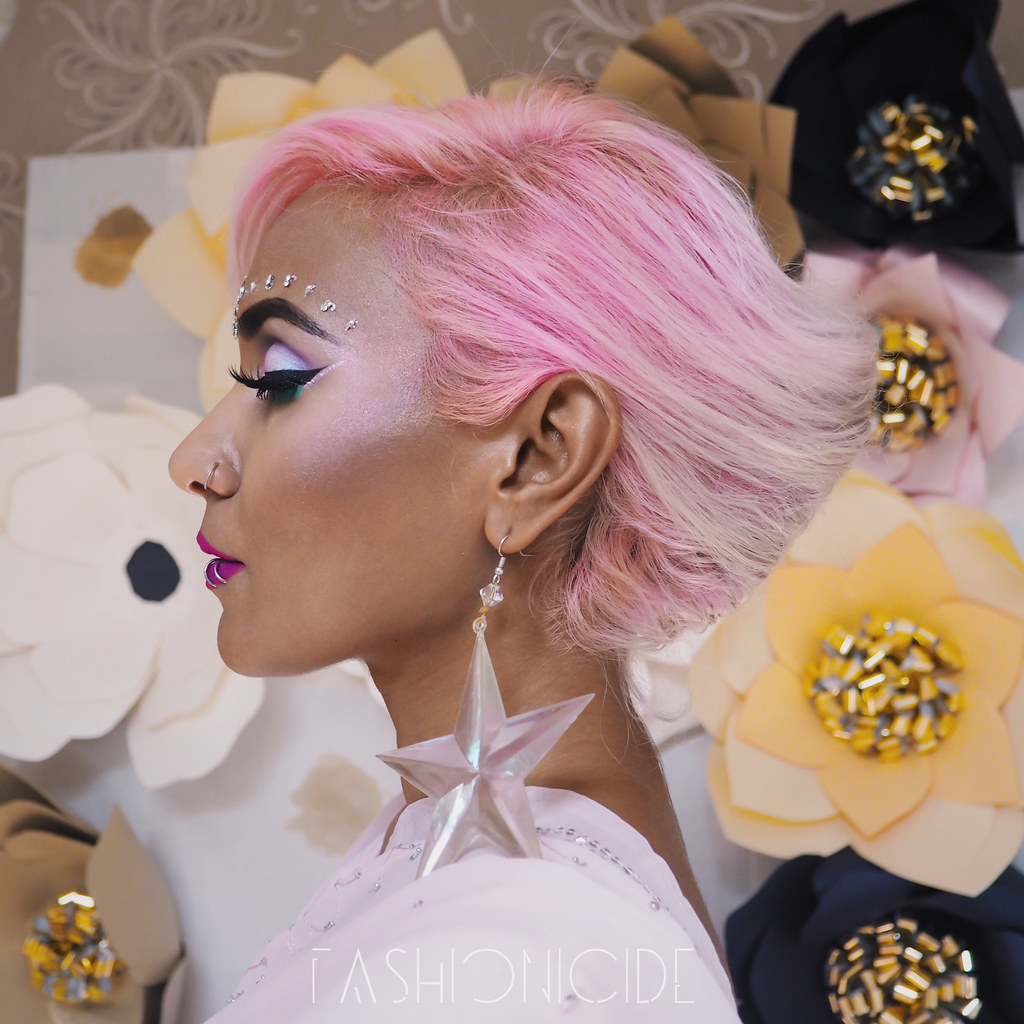 REVERSE OMBRE HAIR || Pink Roots & Platinum White Blonde Ends