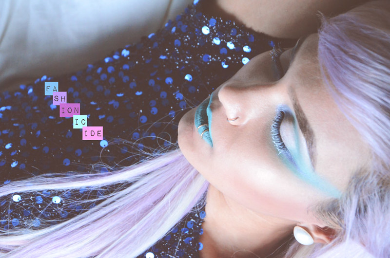 MAKEUP LOOKS // ICE QUEEN & How to White Those Eyelashes!