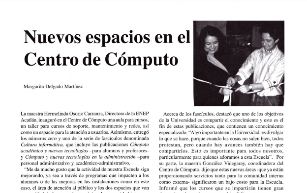 Nuevos espacios de cómputo