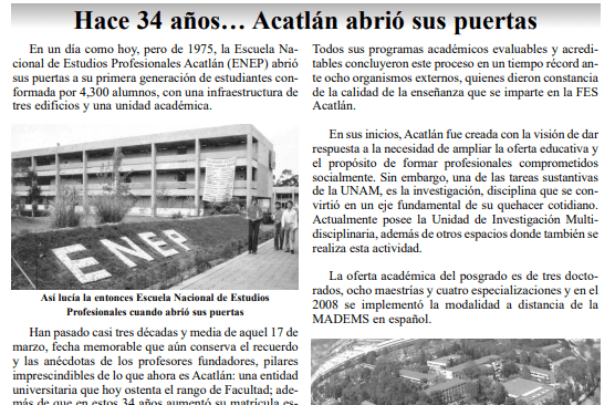 34 AÑOS ACATLÁN