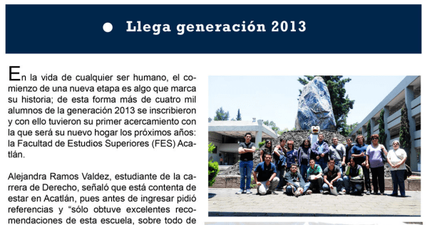 Generación del 2013