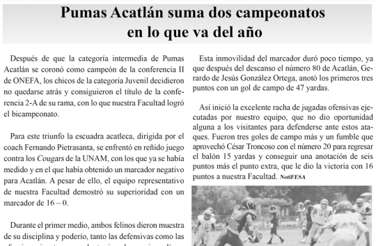PUMAS de Acatlán
