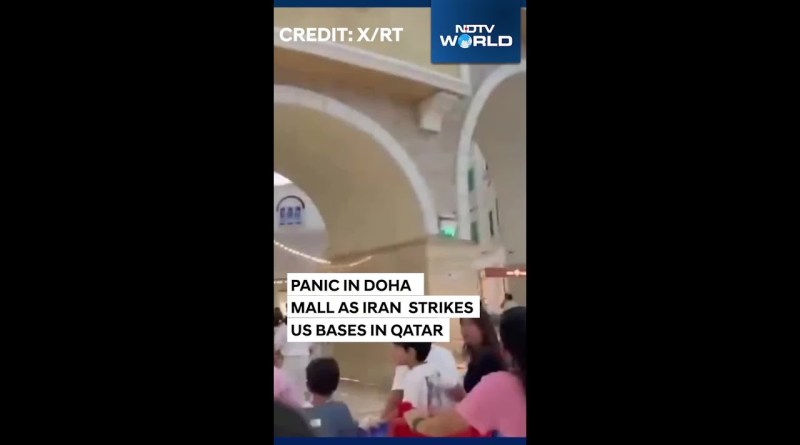 Iran Attacks US Air Base: State Of Panic Among People In Doha Mall
