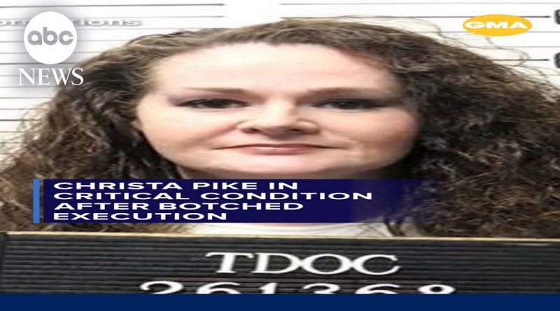 Christa Pike in critical condition after botched execution