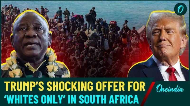 Trump’s ‘Whites First’ Resettlement Order Shocks The World |After Gaza, Trump Provokes South Africa