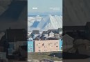 Huge iceberg turns over off the coast of Greenland. #BBCNews