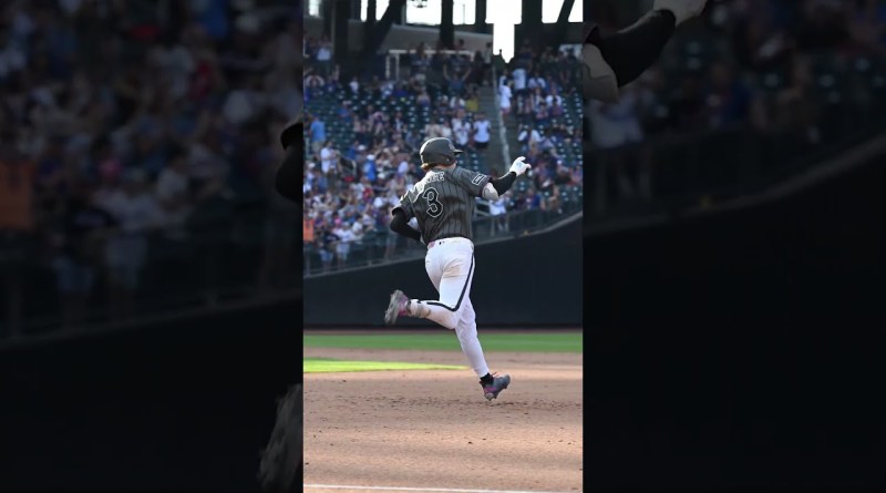 Carson Benge's swing is incredibly smooth 🤩 #baseball #highlights #newyork #sports #clips