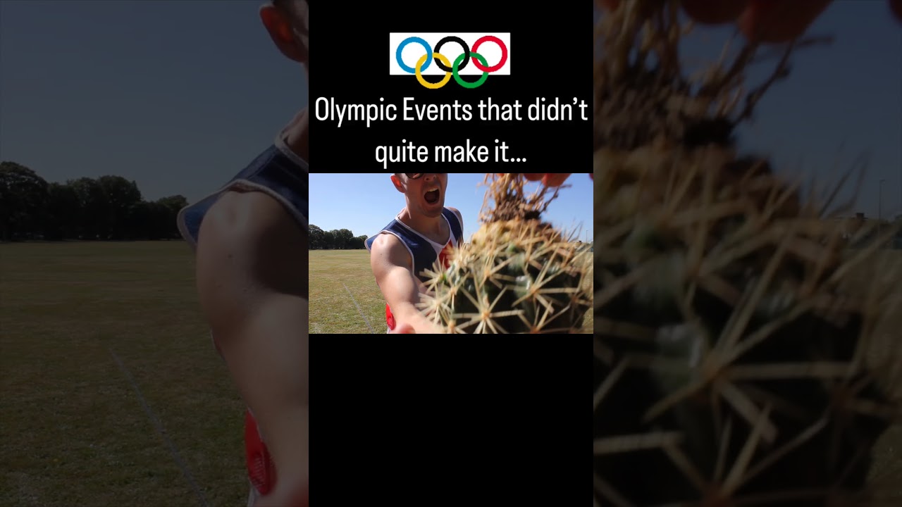 Cactus Shotput 🌵💥 #thelazygeneration #olympics #paralympics #fail #shorts