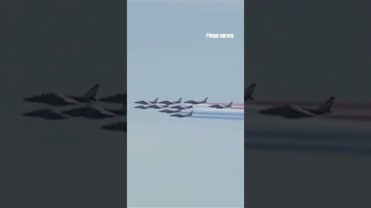 SEE IT: French fighter jets fly over Washington in rare tribute to America’s 250th birthday #shorts SEE IT: French fighter jets fly over Washington in rare tribute to America’s 250th birthday #shorts