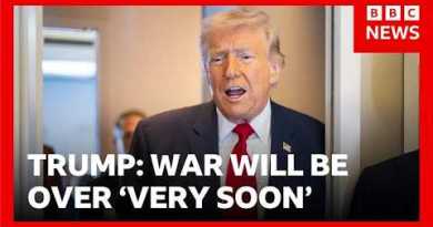Trump says US operations in Iran ‘ahead of timeline’ | BBC News