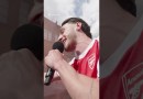Declan Rice RAPS at Arsenal trophy parade! 🎶