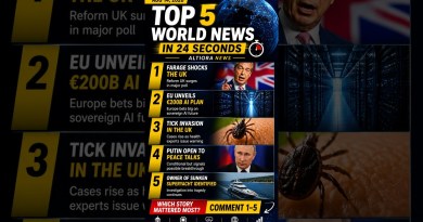 Top 5 World News in 24 Seconds