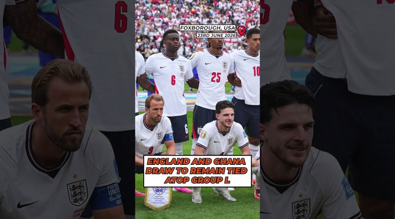 FIFA World CUP 2026 | England Vs Ghana Highlights | England Held By Ghana To A Goalless Draw