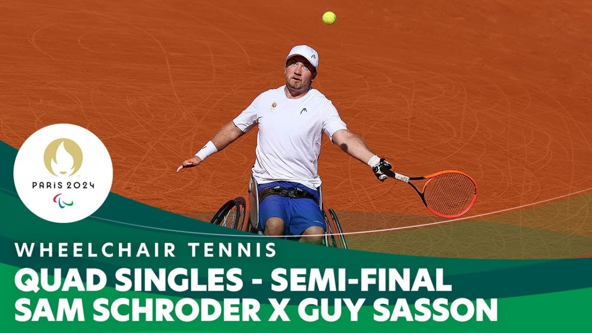Sam Schroder X Guy Sasson – Quad Singles Semi-final | Wheelchair Tennis – Paris 2024 Paralympics