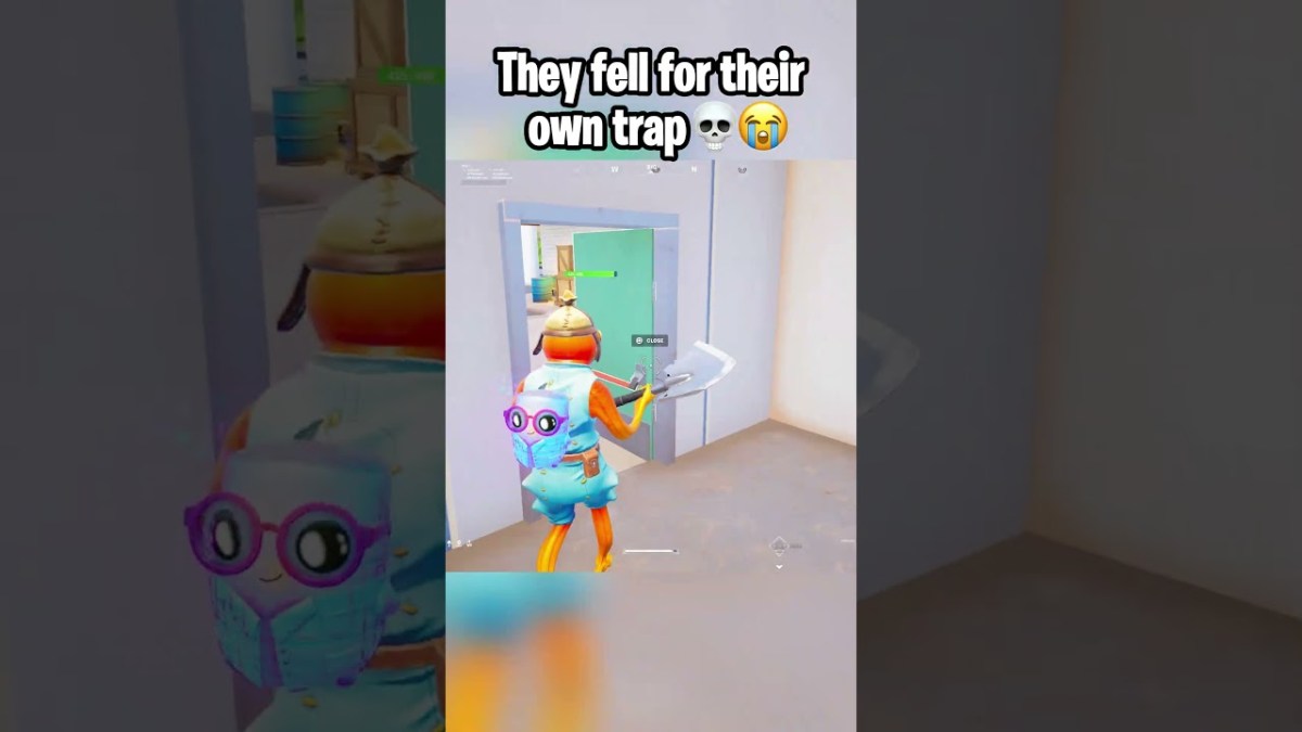 They thought their trap would actually work 😭💀 #fortnite #fortniteshorts #gaming