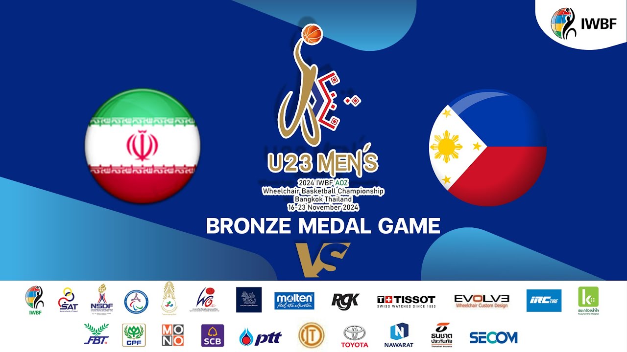 Game 23 | Iran vs Philippines | BRONZE MEDAL GAME | 2024 IWBF U23 Asia Oceania Championships