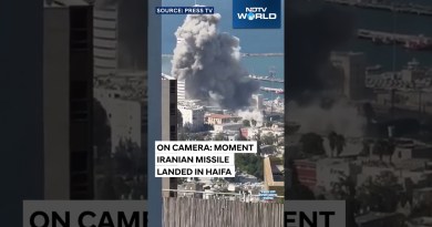 On Camera: Moment Iranian Missile Struck A Building In Haifa