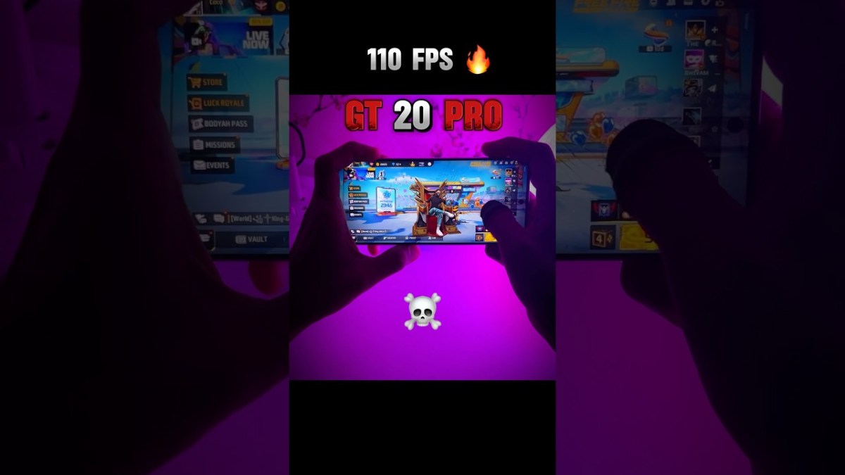 GT 20 PRO 120 fps  one hand gameplay 🔥
