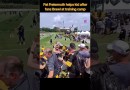 Fight at camp in the stands. #sports #steelers #pittsburghsteelers #trainingcamp #sportsnews
