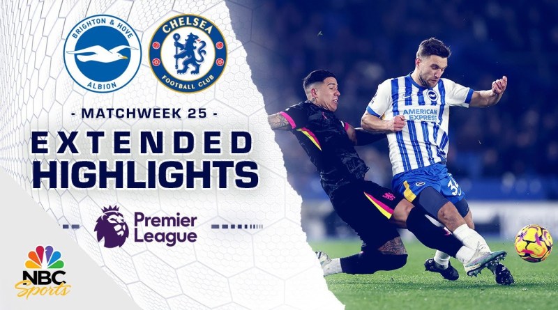 Brighton v. Chelsea | PREMIER LEAGUE HIGHLIGHTS | 2/14/2025 | NBC Sports