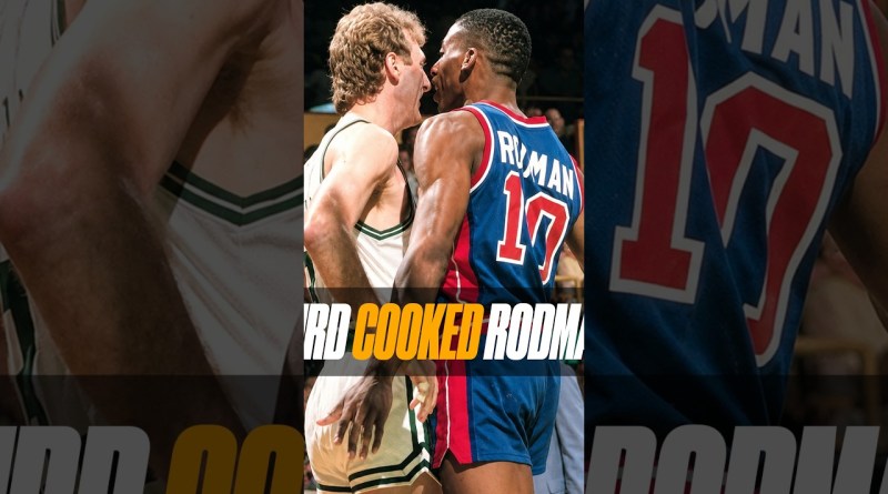 Bird COOKED Rodman With Trash Talk & ELITE Shooting 🔥#nba #sports #basketball