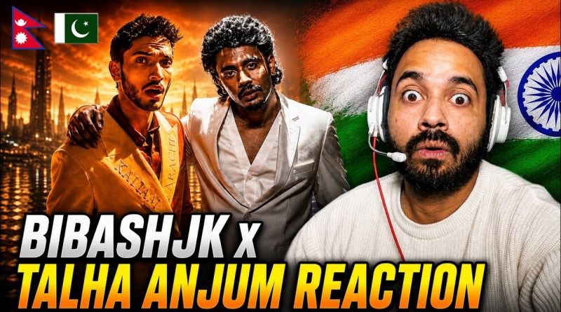 India 🇮🇳 Reaction On Talha Anjum, Bibash Jk Jhoot | Nepal & Pakistan First Collab 😲 | GDX Reacts
