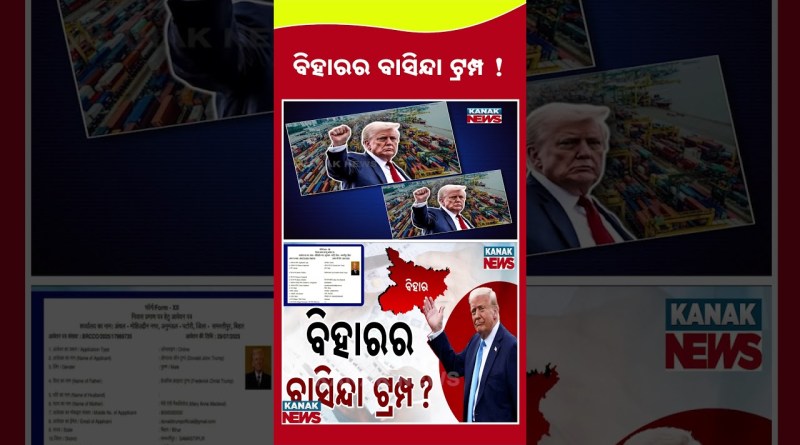 Donald Trump Applies For Housing Certificate In Bihar?! | Kanak News Shorts