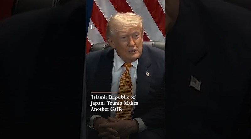 'Islamic Republic of Japan Trump Makes Another Gaffe | Firstpost News | N18G