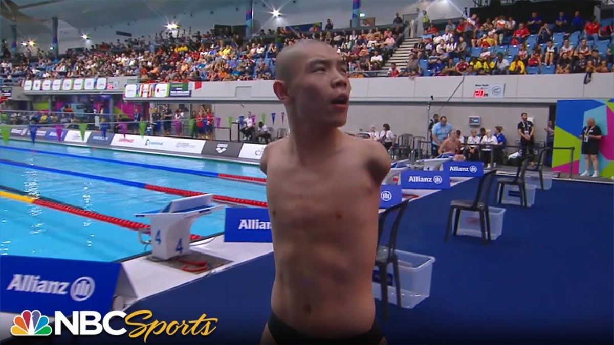 Guo Jincheng obliterates 50m world record, breaking :30 in S5 free at Para Swim Worlds | NBC Sports