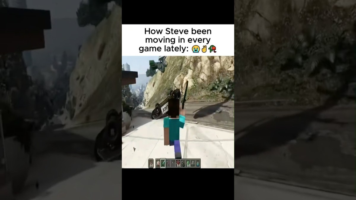 How Steve Been Moving Lately #undertale #minecraft #gaming