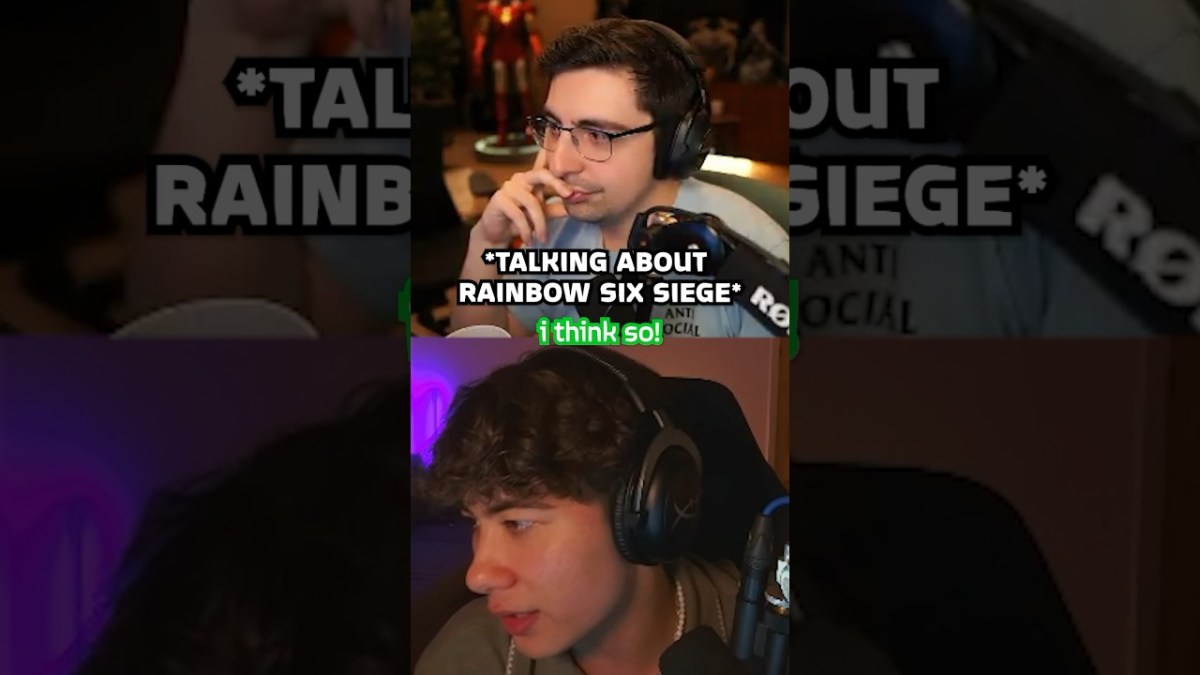 Shroud Asks “What Is The HARDEST FPS Game” to The Best Rainbow 6 Player