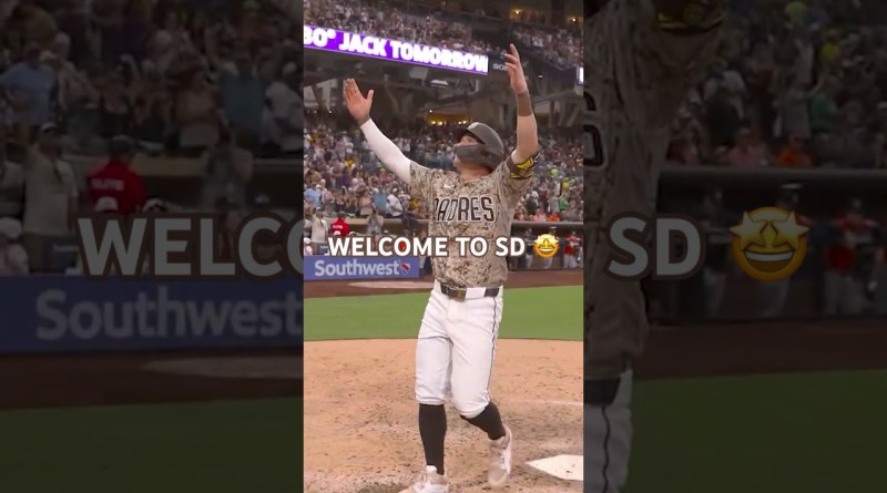 Welcome to San Diego, Austin! #mlb #baseball #padres #sports #homerun #highlights #sandiegopadres