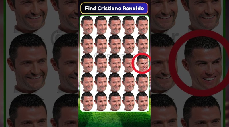 Find Cristiano Ronaldo , Neymar Jr & Rodri ? #quiz #sports #football #ronaldo #soccer #cr7