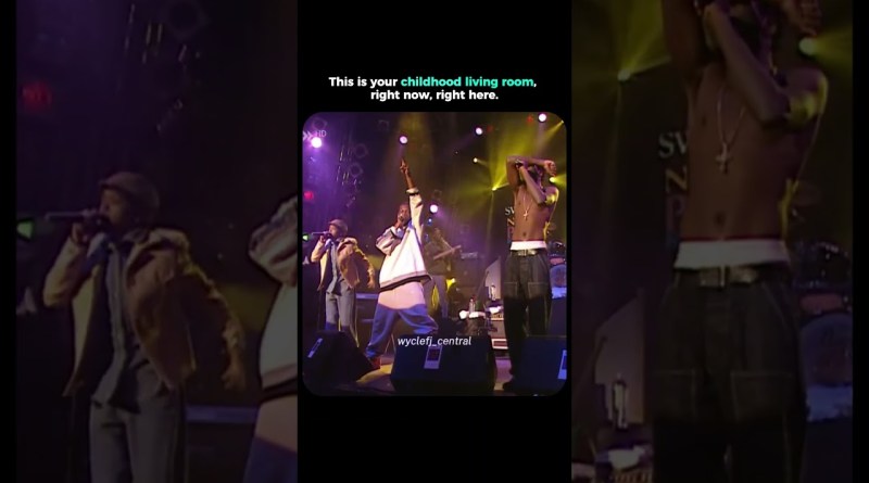 The Fugees were just different—pure 90s magic.