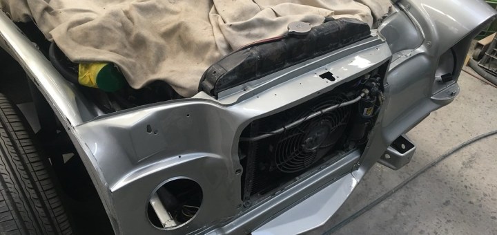 250SE crash repair update – paint
