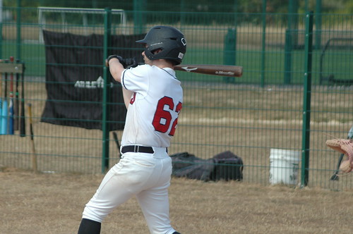 George Thomas at bat