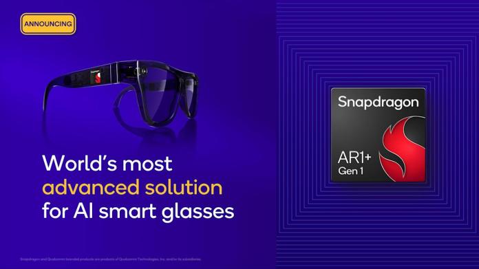 Qualcomm says its new AR1+ Gen 1 chip can handle AI directly on smart glasses